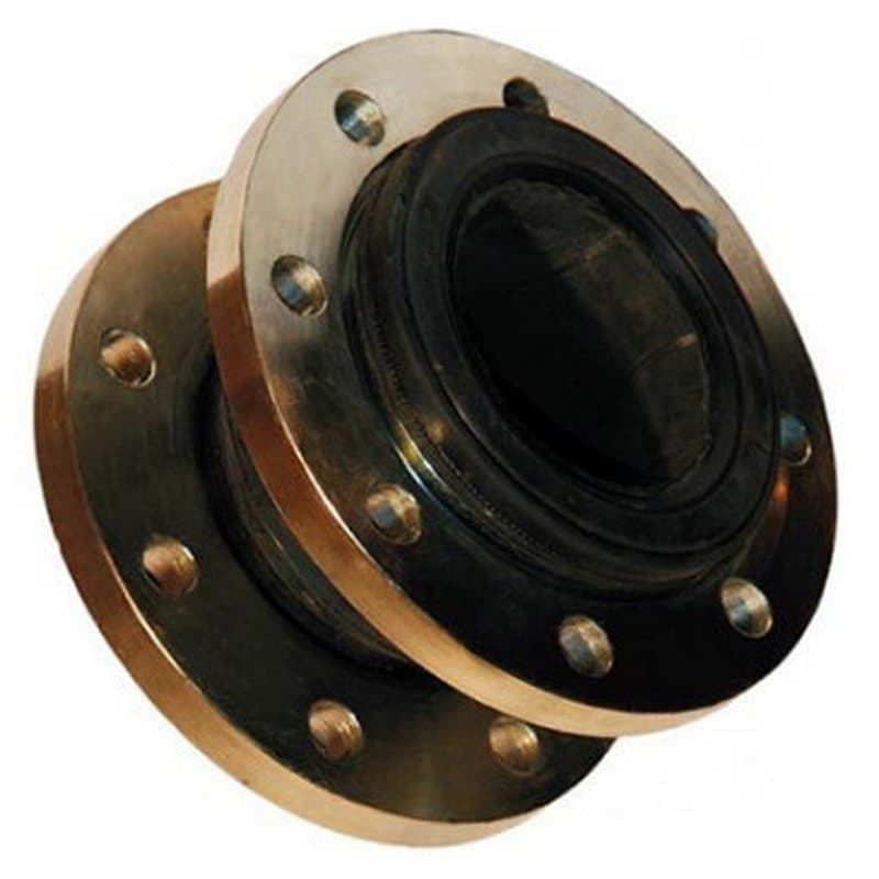 Компенсатор антивибрационный (гибкая вставка) Dendor KMS Ду125 Ру16 фланцы стальные