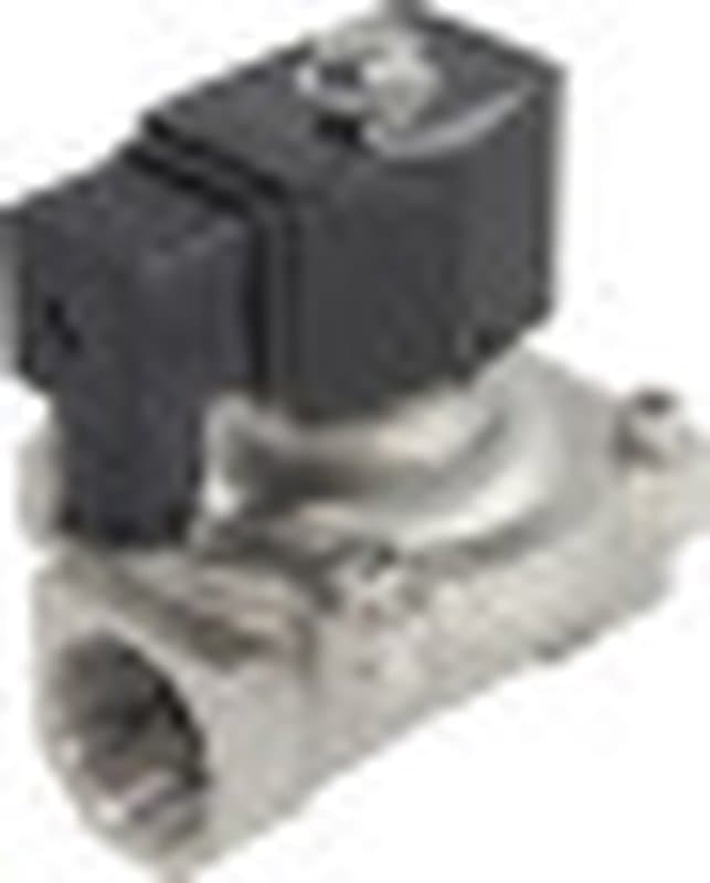 Клапан электромагнитный соленоидный двухходовой VS2W-201N-NC Ду25 Ру10 корпус сталь SS304, прямого действия, присоединение внутренняя резьба 1, нормально закрытый (НЗ), уплотнение NBR, катушка 220B