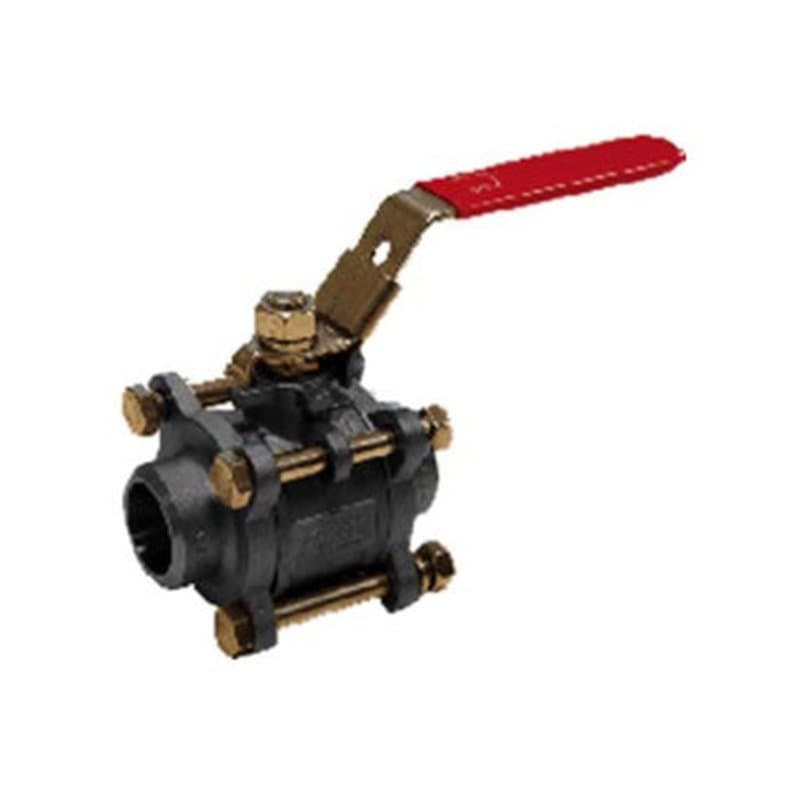 Кран шаровой Tecofi BS5379SW 1 Ду25 Ру64 полнопроходной, разборный, трехсоставной, стальной, под приварку