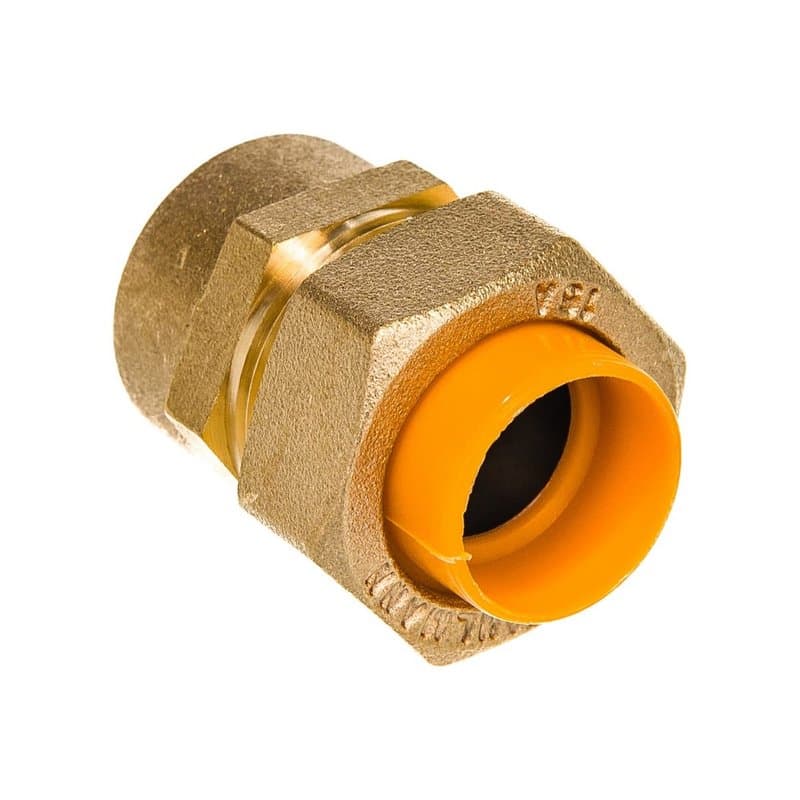 Муфта диэлектрическая соединительная STAHLMANN 20Aх3/4″ Ду20x20 Ру12 латунная, внутренняя резьба/обжим