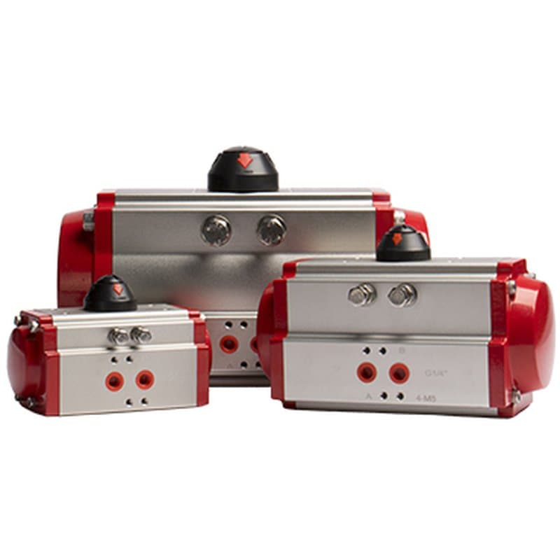 Привод пневматический РАШВОРК 930-SR-9768, 9768Нм, SR с возвратными пружинами, F25, муфта 55х55мм