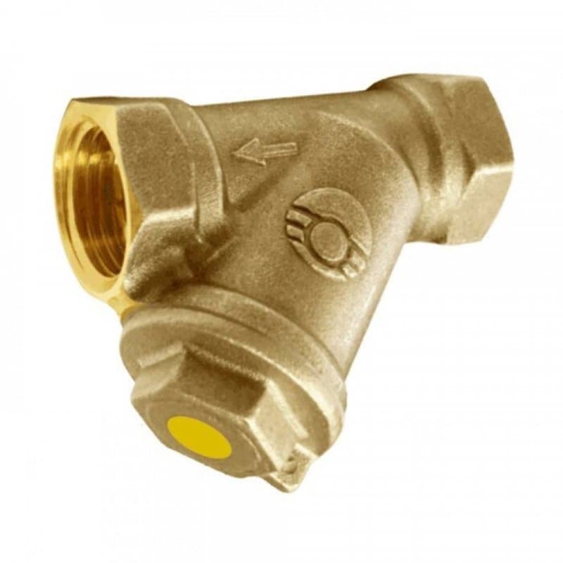 Фильтр сетчатый Valfex VF.193 Ду25 Ру16 Y-образный, латунный, под пломбу для газа, внутренняя резьба