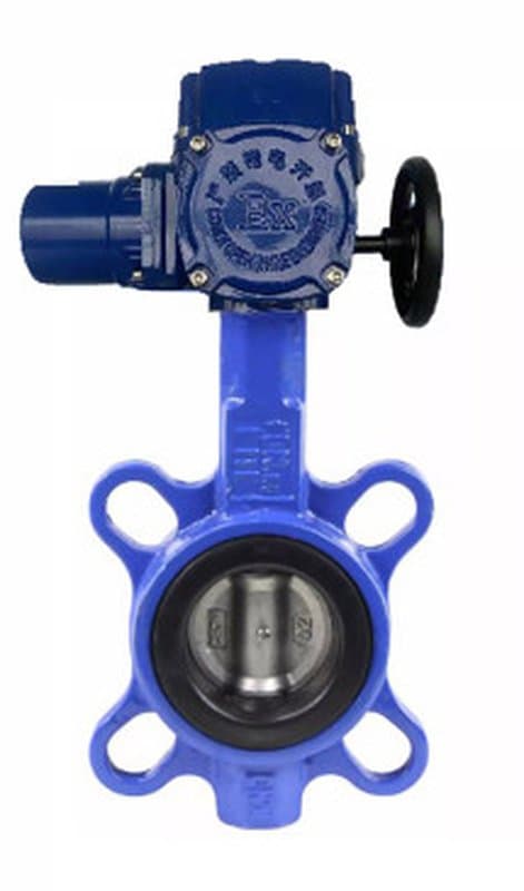 Затвор дисковый поворотный WCB-316L-EPDM Ду300 Ру16 с 1/4-оборотным электроприводом  QT-W (M)-060 380В