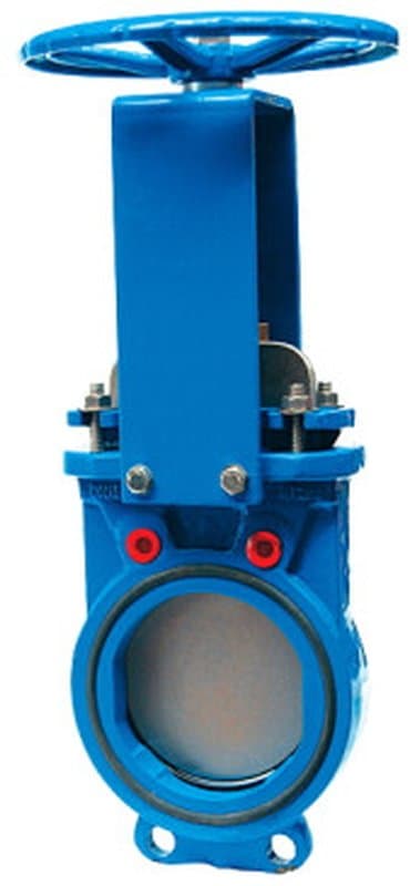 Задвижка шиберная Jafar 2005 Ду700 Ру4 NBR с невыдвижным шпинделем чугунная