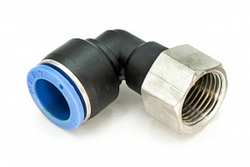 Пневмофитинг цанговый L-образный с внутренней резьбой PLF 16-04 (R1/2")