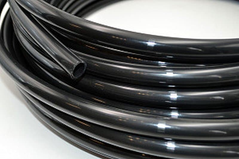 Пневмотрубка полиамидная PA12 14х11 мм (15 атм, черная) Китай