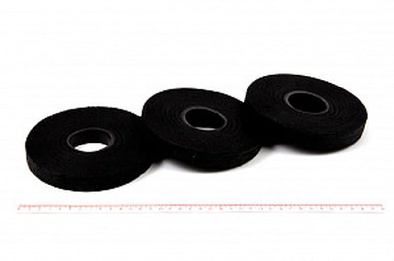 Тканевая изолента ХБ черная 300 г. двухсторонняя (шир. 20 мм, толщ. 0.4 мм) ГОСТ 2162-97