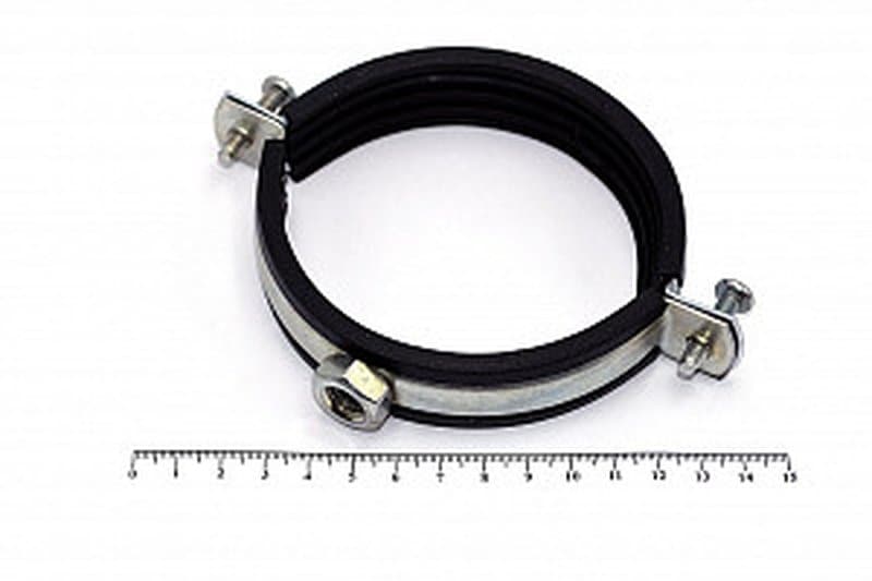 Хомут трубный с гайкой 87-92 W1 (3")