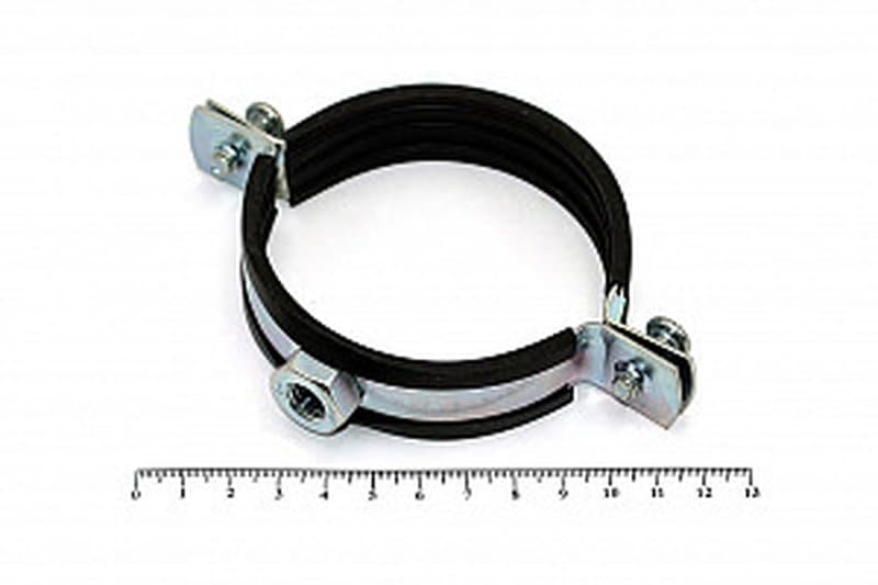 Хомут трубный с гайкой 73-78 W1 (2 1/2")