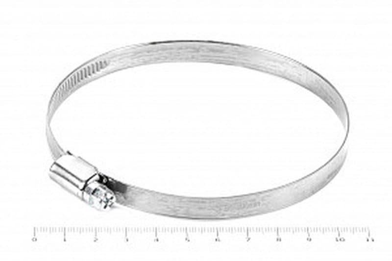 Хомут червячный 80-100/9 нерж. W2 (AISI 430)