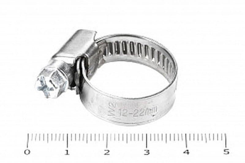 Хомут червячный 12-20/9 нерж. W2 (AISI 430)