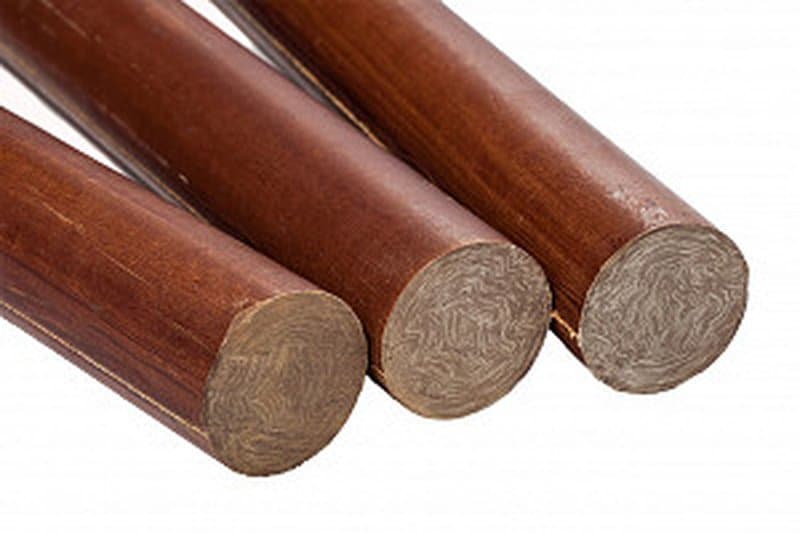 Текстолит стержень Ф 60 мм (1000 мм, 4.6 кг) Китай