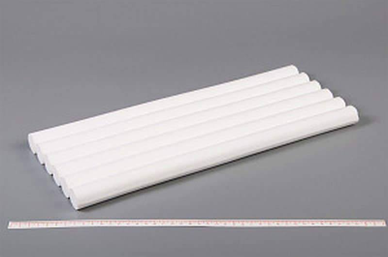 Фторопласт Ф-4 стержень Ф 25 мм (~400 мм) пресс.