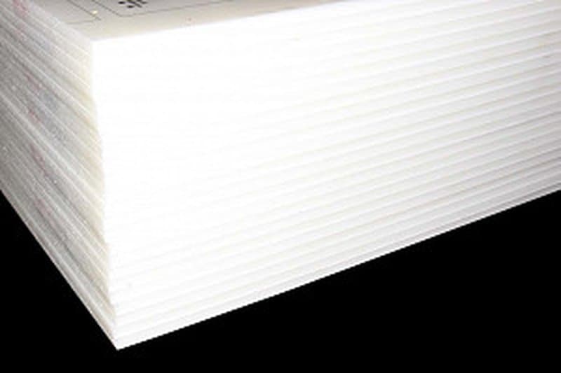 Полипропилен листовой 20 мм PP (~1000х1000 мм, ~19,5 кг) Китай