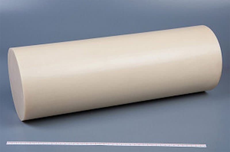 Капролон стержень Ф 180 мм ПА-6 (~500 мм, ~15,2 кг) г.Клин