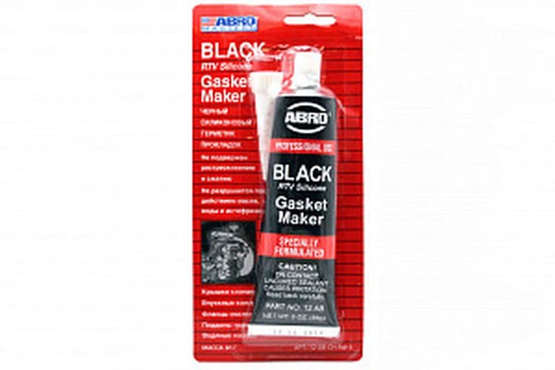 Герметик прокладок ABRO 12-AB-R черный, туба алюм. 85 г