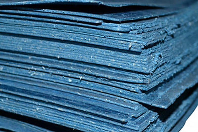 Паронит ПМБ-1 1.0 мм (~1,0 х1,5 м) голубой ГОСТ 481-80