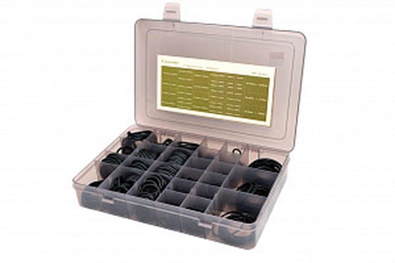 Набор колец резиновых уплотнительных O-Ring NBR90 KOBELCO 447шт