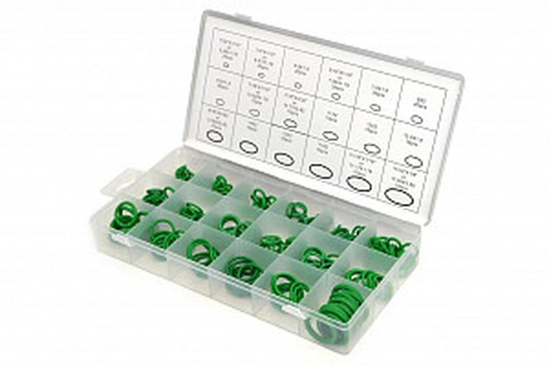 Набор колец резиновых уплотнительных O-Ring NBR70 Дюйм. (GREEN) 270шт