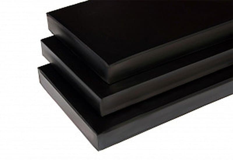 Техпластина резиновая на отвал (скребок) 1000х250х40 мм (16 шт металлических тросов d 8 мм)