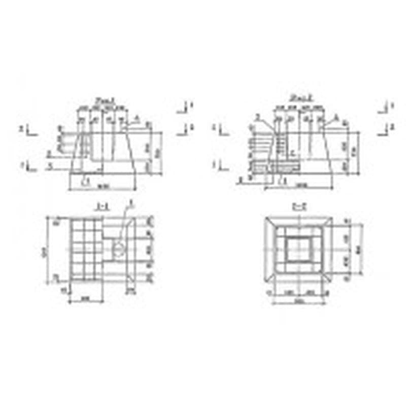 1Ф12.8-1 фундамент Серия 1.020-1/83