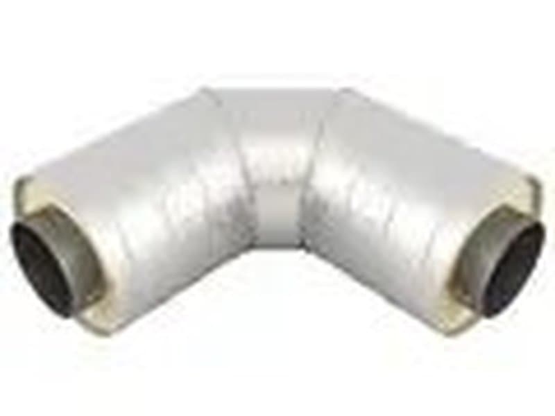 Отвод 90гр. б/ш(Оцинк) 325х8/450 ППУ-ОЦ 790/790