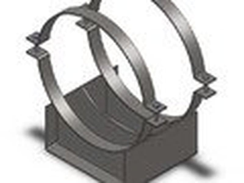 Скользящая хомутовая опора 325/450.200 313.ТС-008.014