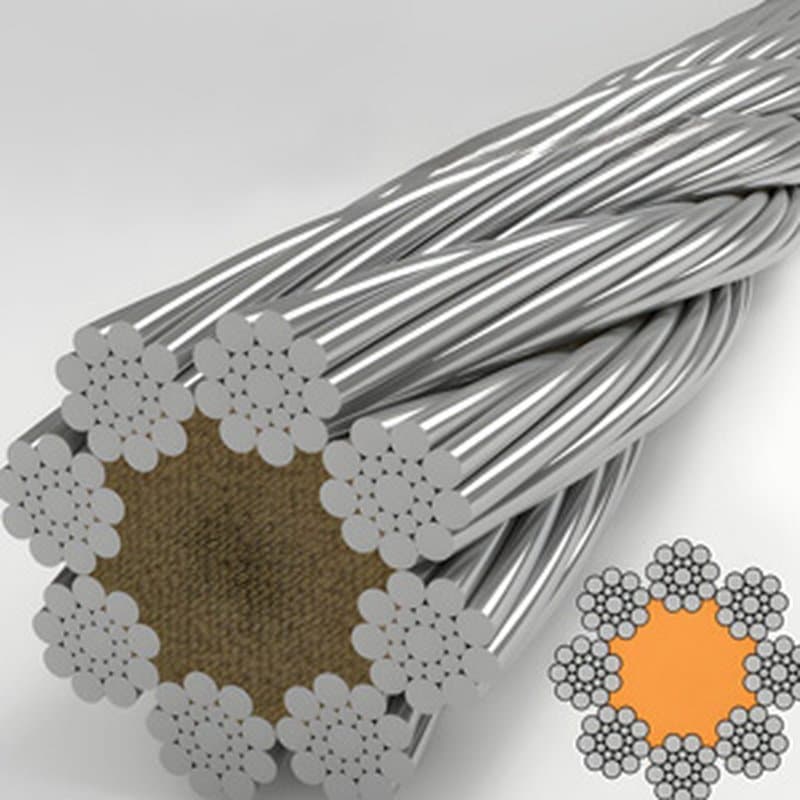 Канат стальной EN 12385-4 18xK7-KWSC, 20,0