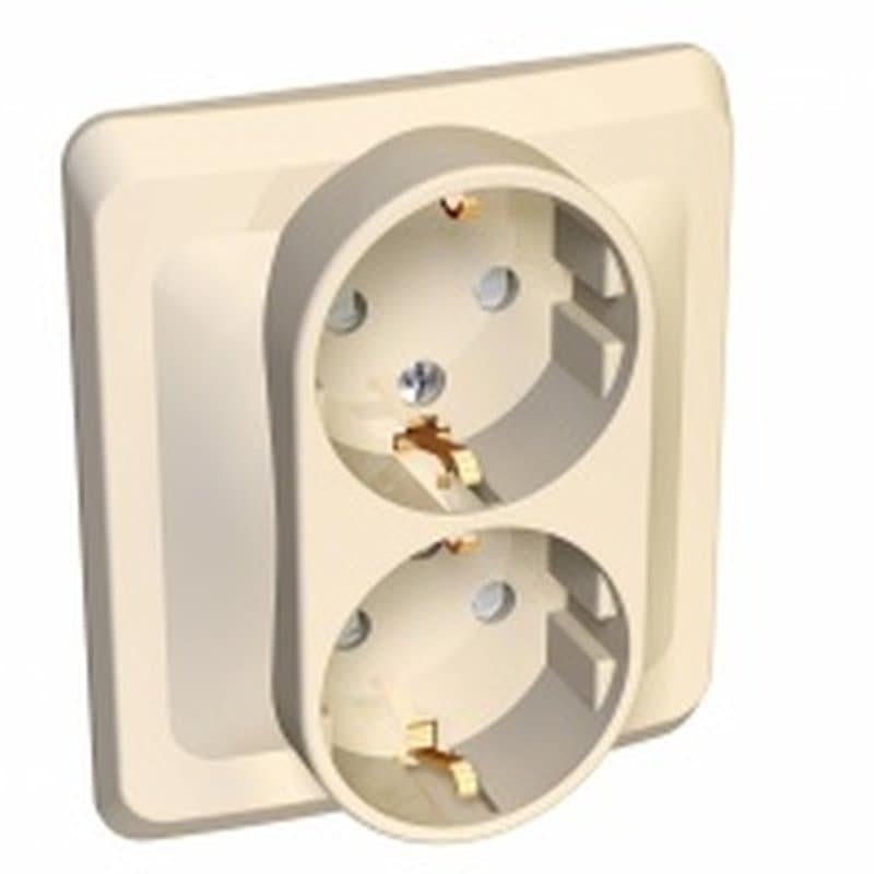 Розетка силовая (штепсельная) PC16-008K