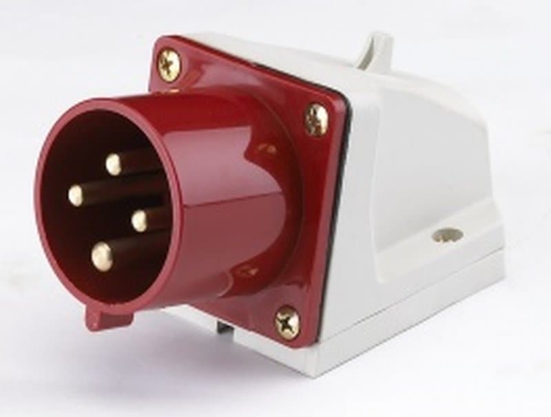 Вилка силовая (CEE) стационарная для монтажа на поверхности/оборудовании 26023DEK