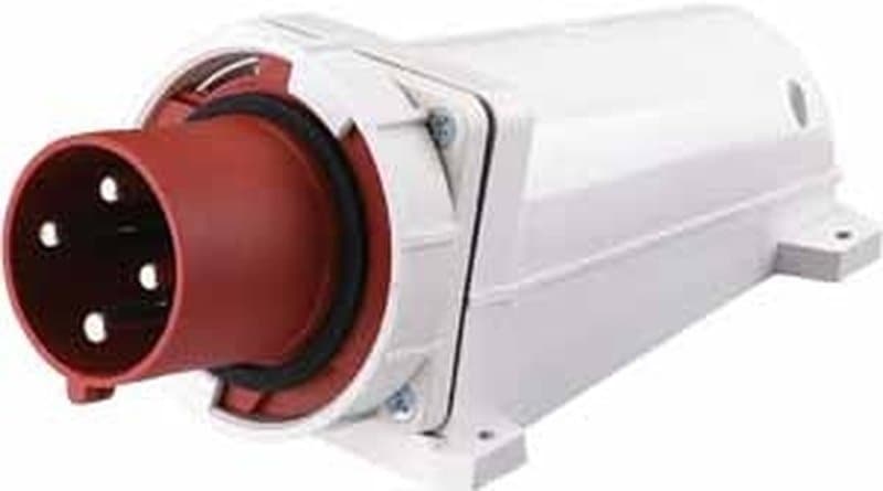 Вилка силовая (CEE) стационарная для монтажа на поверхности/оборудовании 26025DEK