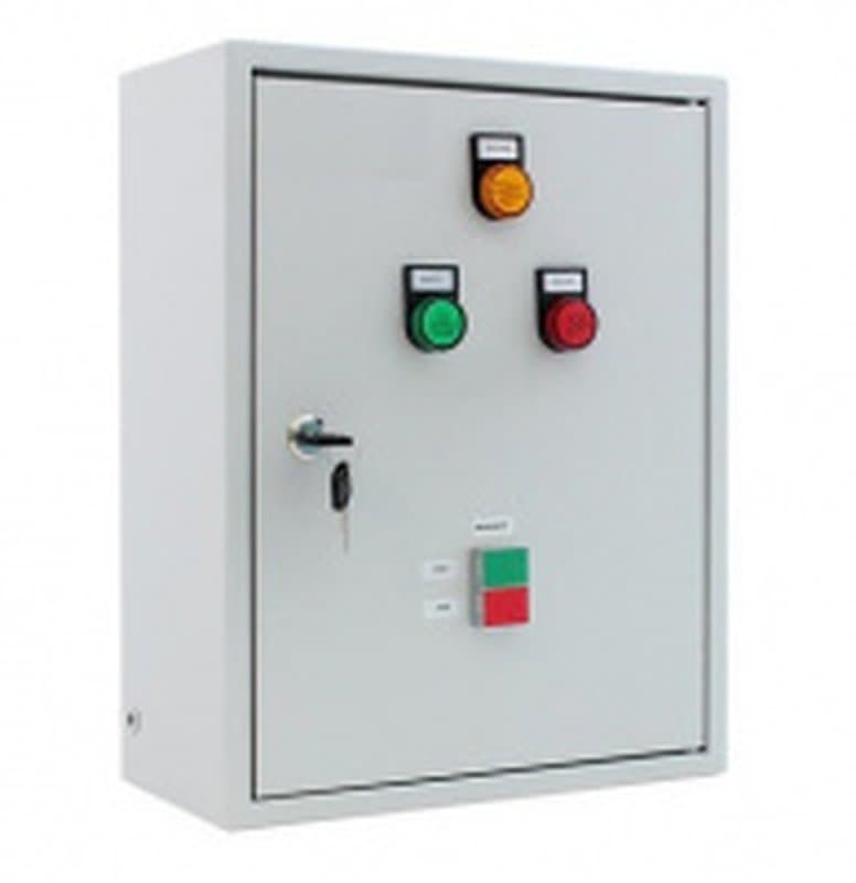 Шкаф местного управления плавным пуском/ реверсом/ остановом трехфазного асинхронного электродвигателя (1,5 кВт, 380 В, 50 Гц)