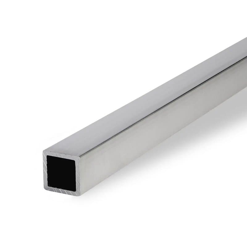 труба алюминиевая квадратная 15x15x2