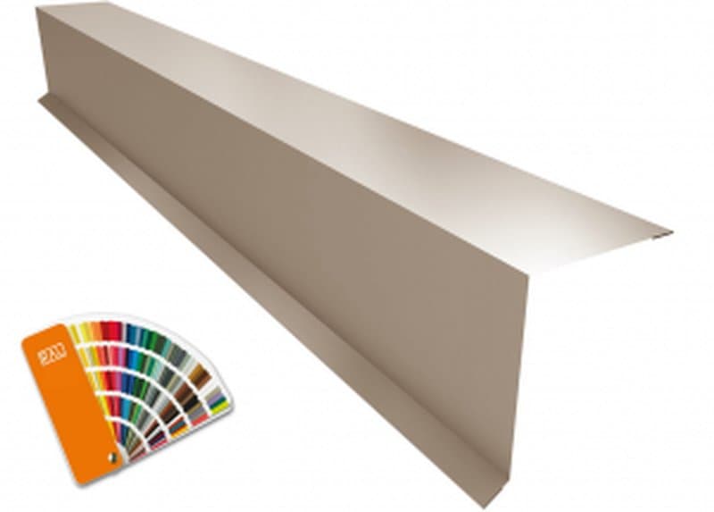 планка торцевая 0,45x100x125x2000 цвет под заказ