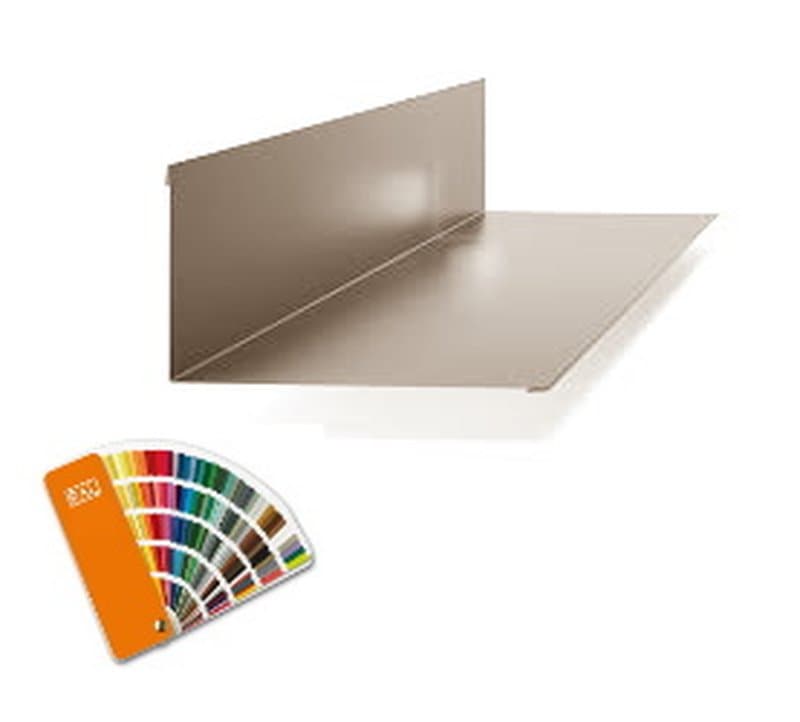 планка примыкания верхняя 0,45x250x147x2000 цвет под заказ