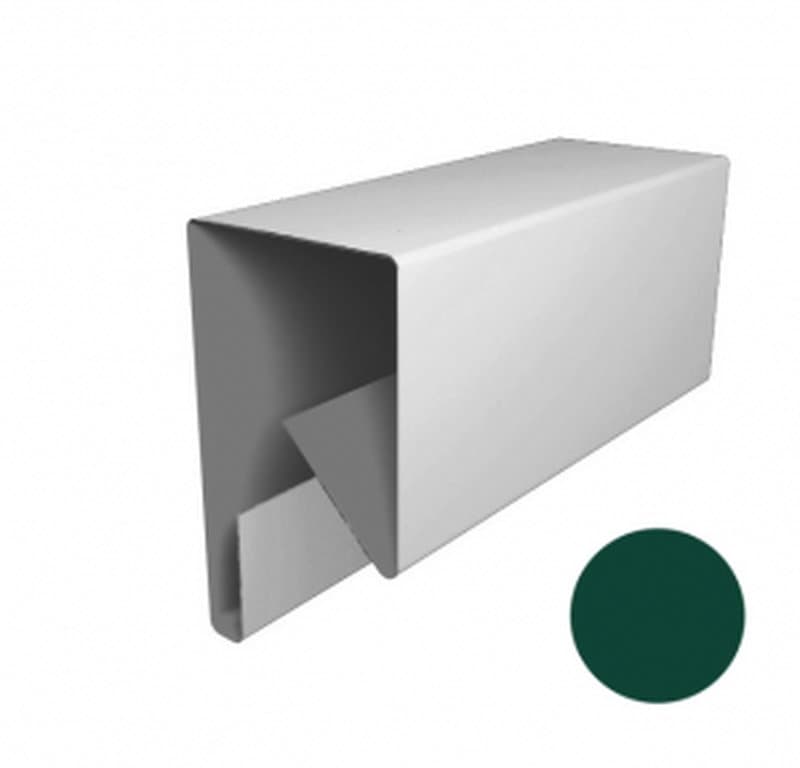 планка заборная 0,45x20x22x17x2000 RAL6005 зеленый мох