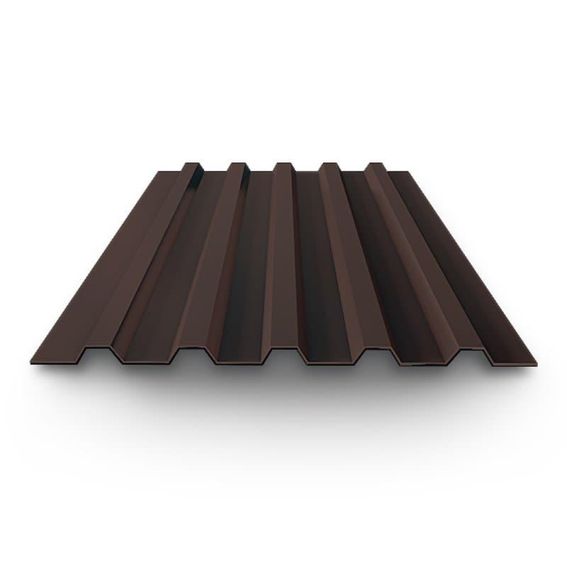 Профнастил окрашенный 0.5x1100x2000 RAL 8017 Россия