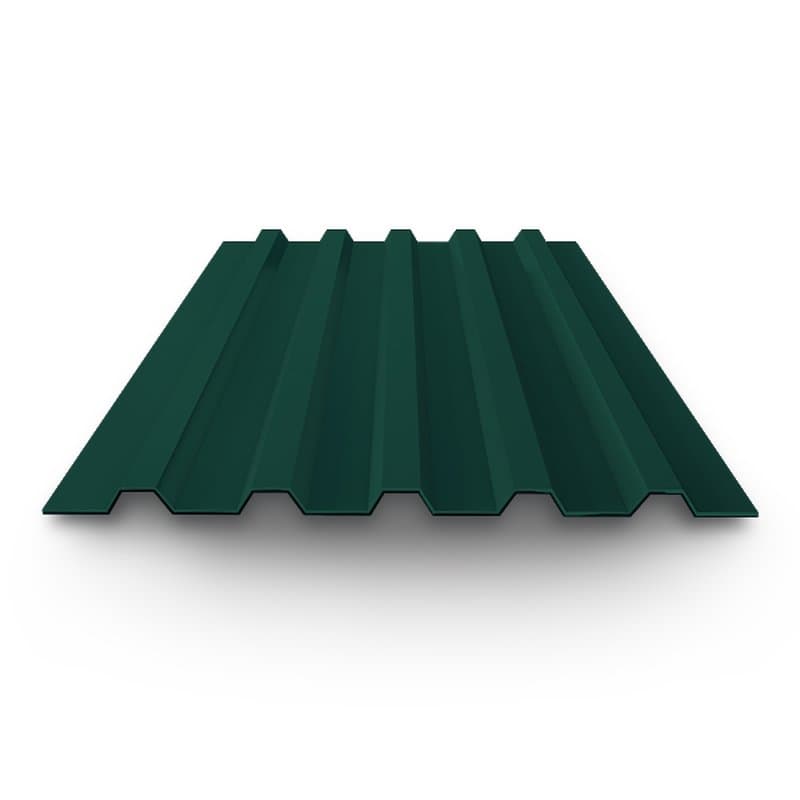 Профнастил окрашенный 0.45x1100x2000 RAL 6005 Россия