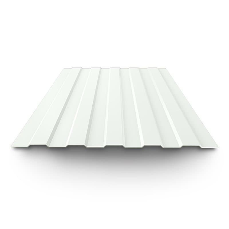 профнастил окраш С8 0,45х1150(1200)х2000 RAL 9003 сигнальный-белый Уценка