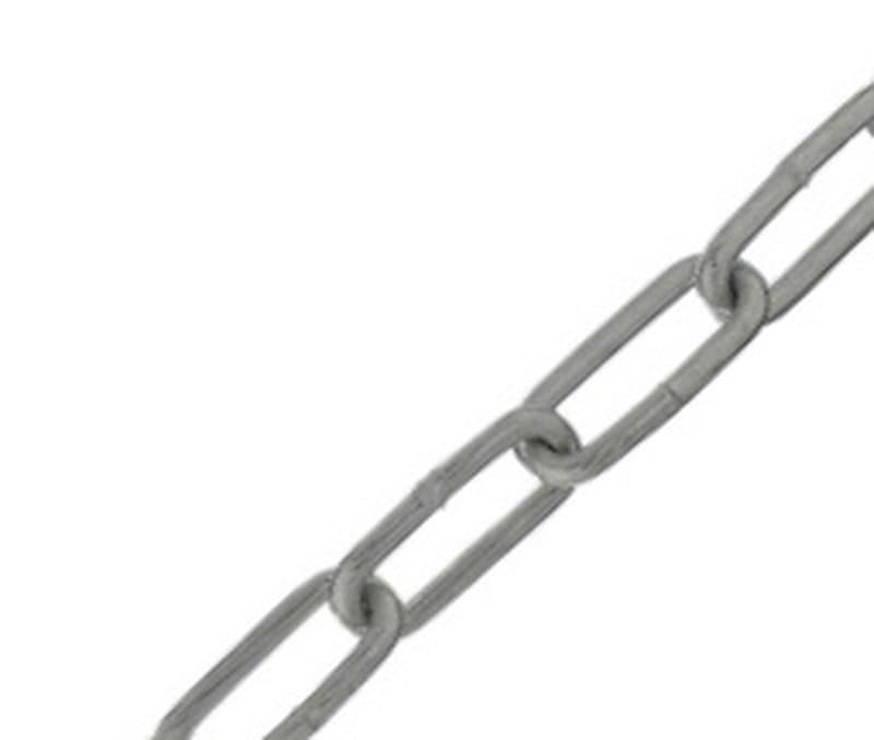 Цепь 6 длиннозвенная оцинк. DIN 763